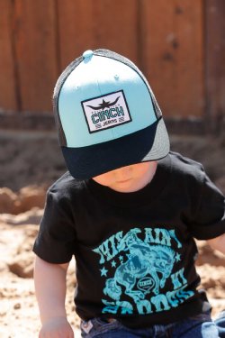 Boy's Cinch Jeans Cap - Turquoise