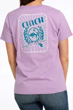 Women's Cinch Authentic Rodeo Brand Tee - Purple