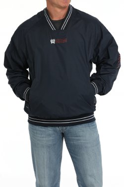 Men's Vintage Nylon Pullover - Navy