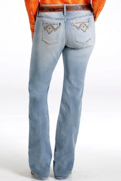 Women's Slim Fit Hannah Boot Cut - Light Stonewash