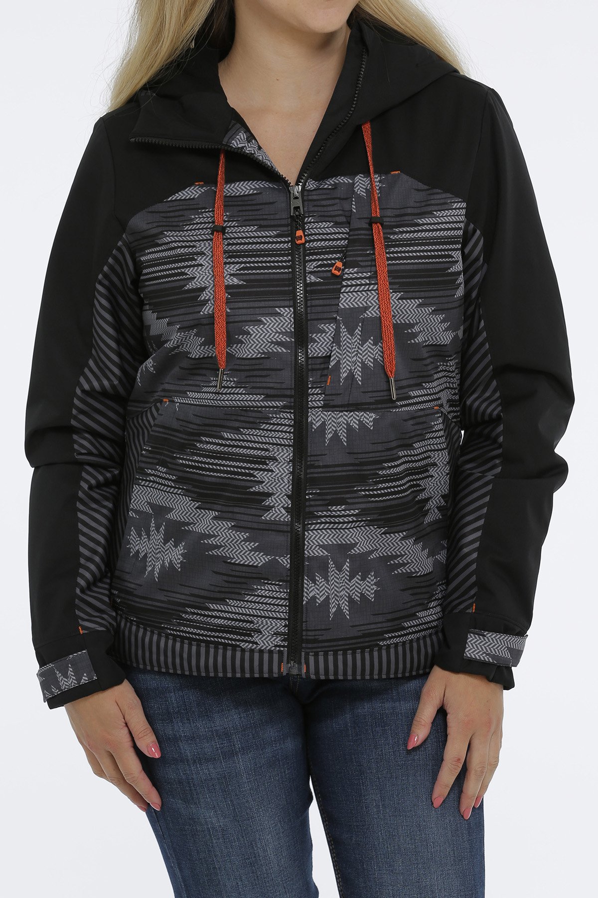 Womens black cinch jacket new arrivals
