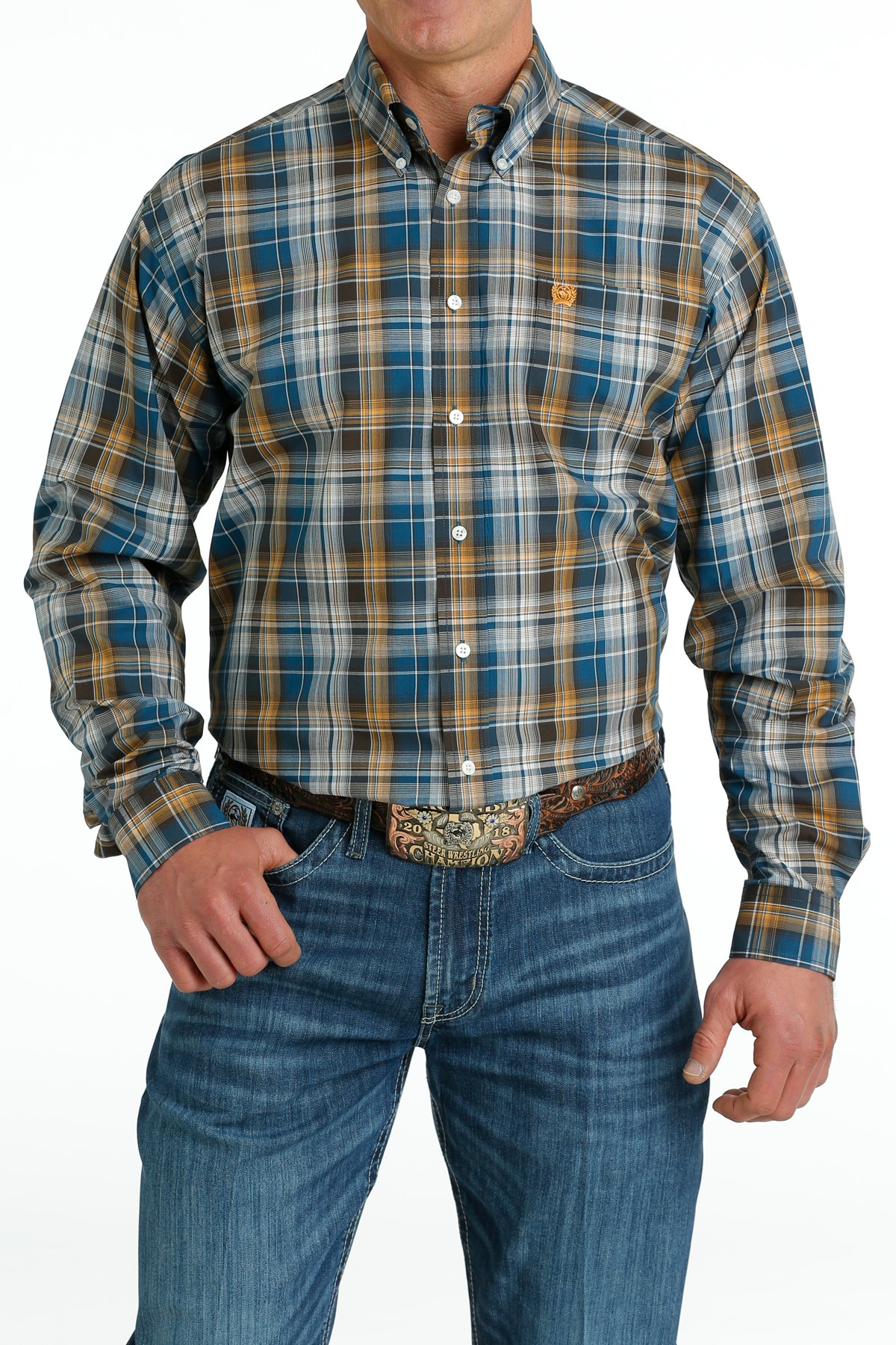 Denim plaid shop