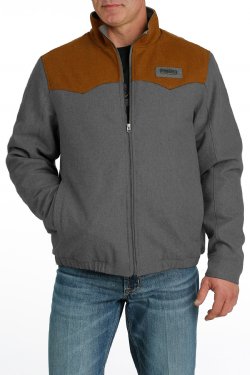 Men's Concealed Carry Bonded Jacket - Gray