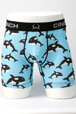 Men's 6" Willy Boxer Briefs - Blue